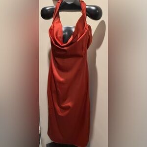 Anthropologie Dress - Burnt orange. Size Large. Dress has a little give/strech